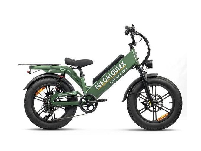 ChamRider D55 utility electric bike with rear cargo rack